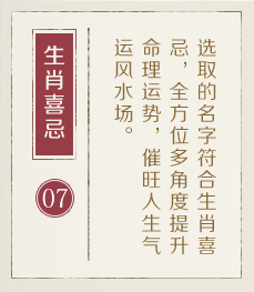 安岳起名流程七